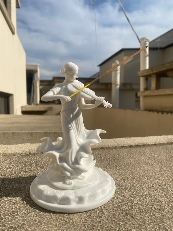 Violin incense holder - ceramicbreath